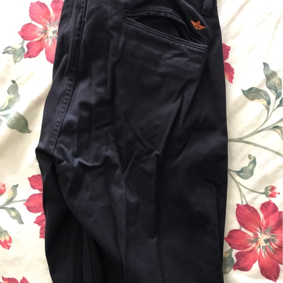 Dockers Men’s slim tapered black khaki pants, alph@ male collection - Picture 2 of 4